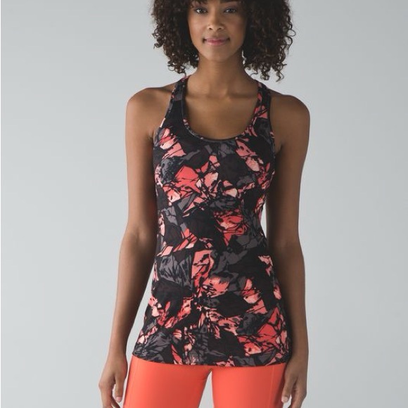 lululemon athletica Tops - Lululemon Cool Racerback
Paint Storm Espresso Multi size 10